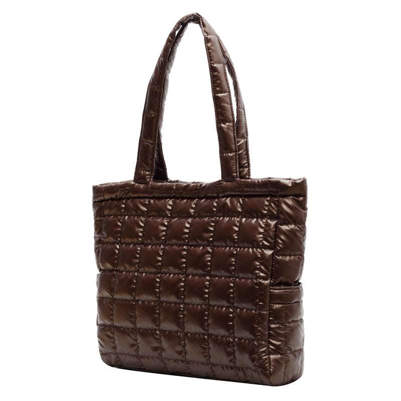 Fashionable Winter Plaid Handbag for Women's Shoulder