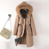 Fashionable Women's Cotton-Padded Mid-Length Coat