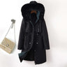 Fashionable Women's Cotton-Padded Mid-Length Coat