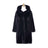 Womens black fur coat 