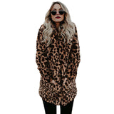 Leopard print coat