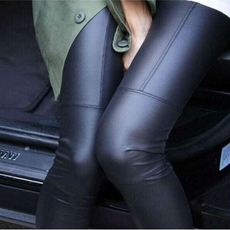 Faux Leather Pencil Pants