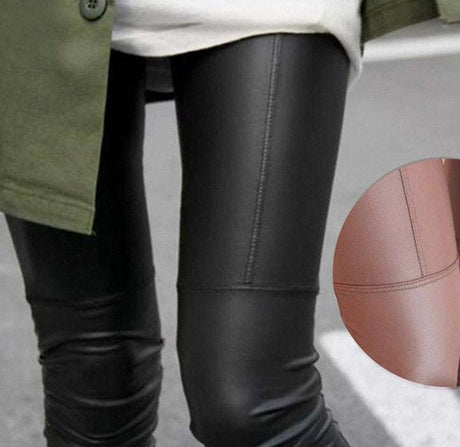 Faux Leather Pencil Pants