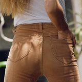 Flared Solid Colour Pants