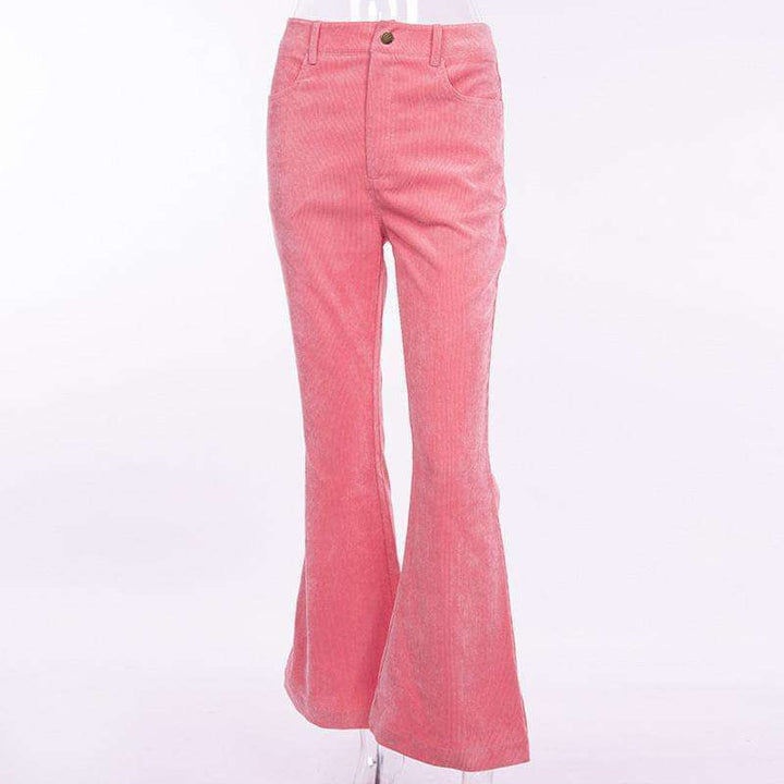 Flared Solid Colour Pants