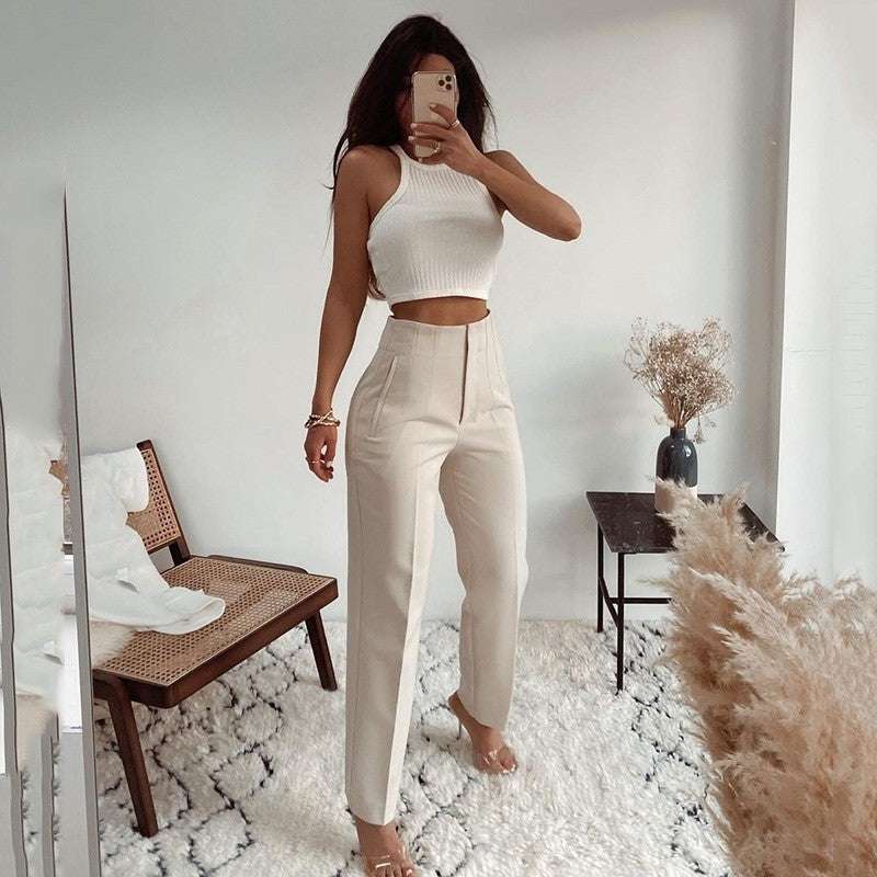 Formal Straight Leg Pants