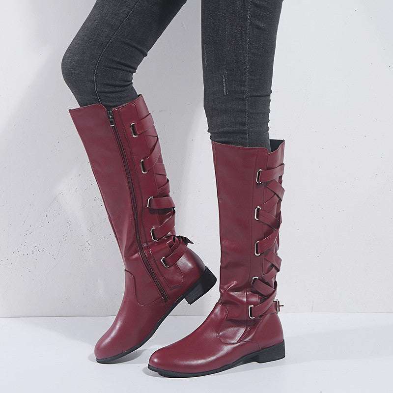 Heeled Knee Height Boots