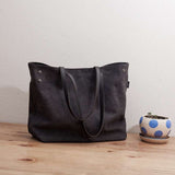 Japanese-Inspired Spacious Canvas Tote Bag