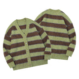 Knitted Striped Sweater/Cardigan