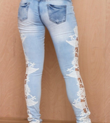 Lace Jeans