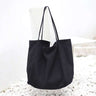 Large Canvas Shoulder Bag for Women - High Capacity Tote for Shopping