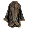 Leopard Print Knitted Cloak for Women - Stylish European and American Streetwear