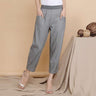 Linen Cropped Pants