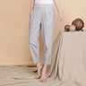 Linen Cropped Pants