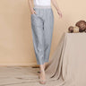 Linen Cropped Pants