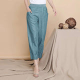 Linen Cropped Pants