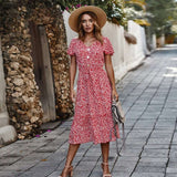 Long Patterned Summer Maxi Dress