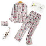 Long Sleeve Patterned Loungewear Set