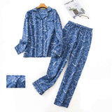 Long Sleeve Patterned Loungewear Set