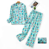 Long Sleeve Patterned Loungewear Set