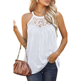 Loose Fit Lace Tank Top