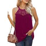 Loose Fit Lace Tank Top