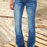 Low Waist Flared Jeans