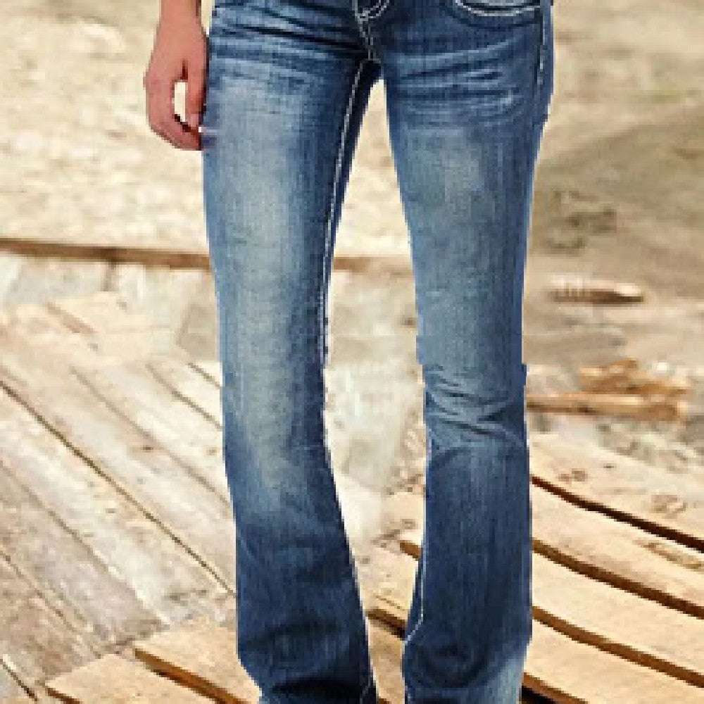 Low Waist Flared Jeans