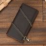 Men's Genuine Leather Anti-theft Long Chain Wallet