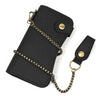 Men's Genuine Leather Anti-theft Long Chain Wallet