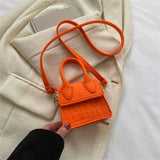 New Simple Small Felt Shoulder Bag