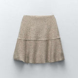 New Standard Collar Loose Fitting Solid Color Knitwear