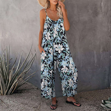 Print Loose Jumpsuit