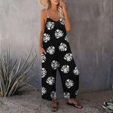 Print Loose Jumpsuit