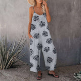 Print Loose Jumpsuit