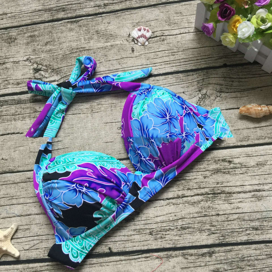 Patterned 2 Piece Swimsuit