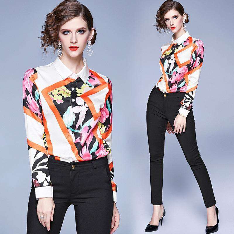 Patterned Fashion Top