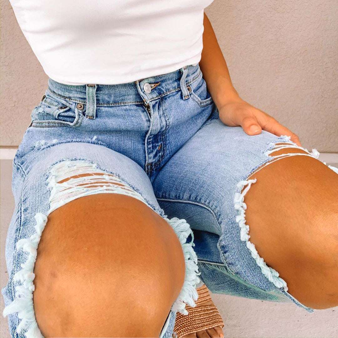 Ripped Denim Jeans