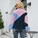 Round Neck Multicolour Pull Over