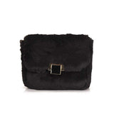 Simple Plush Crossbody Bag for Women's Fashion