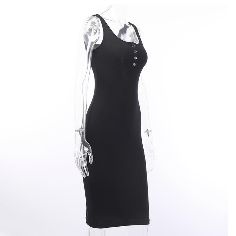 Sling U-neck sexy bag hip dress