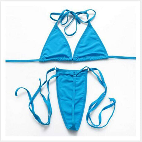 Small Bikini Solid Color Swimsuit