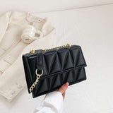 Small Square Chain Crossbody Shoulder Bag in Various Colors