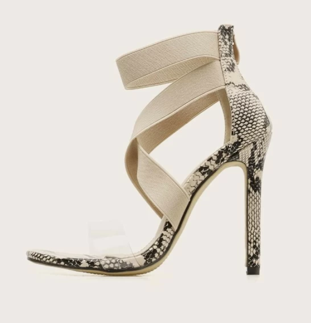 Snakeskin High Heels