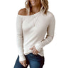 Solid Color Long-sleeved Knitted Sweater