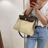 Spacious Urban PU Tote Bag