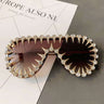 Steam Punk Diamond Oversized Sunglasses