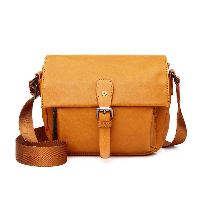 Stylish Large Capacity Leather Cross-body Bag for Men