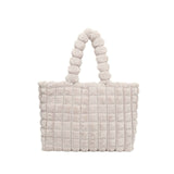 Stylish Plush Handbags in Korean Winter Fashion with High Capacity