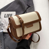 Stylish Urban Simplicity Crossbody Bag with Three-Dimensional Pocket